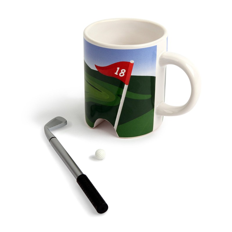 kikkerland taza de ceramica golf CU66
