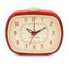 Kikkerland reloj con alarma retro rojo AC08-R