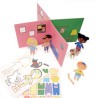 kikkerland haz, pega y juega - en mi casa KID11-F
