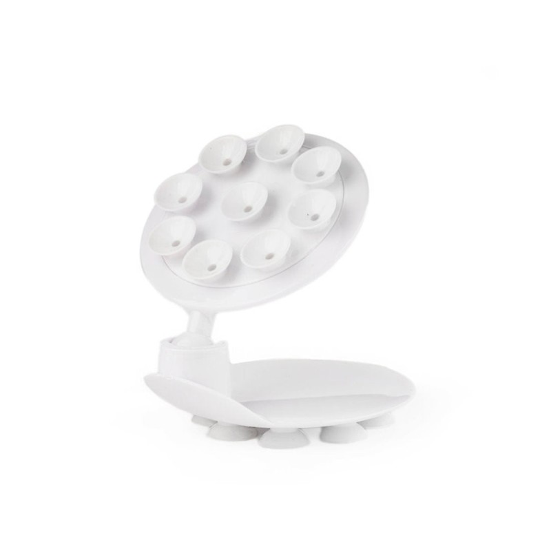 Kikkerland portacelular con copas de succion bco US81-WH