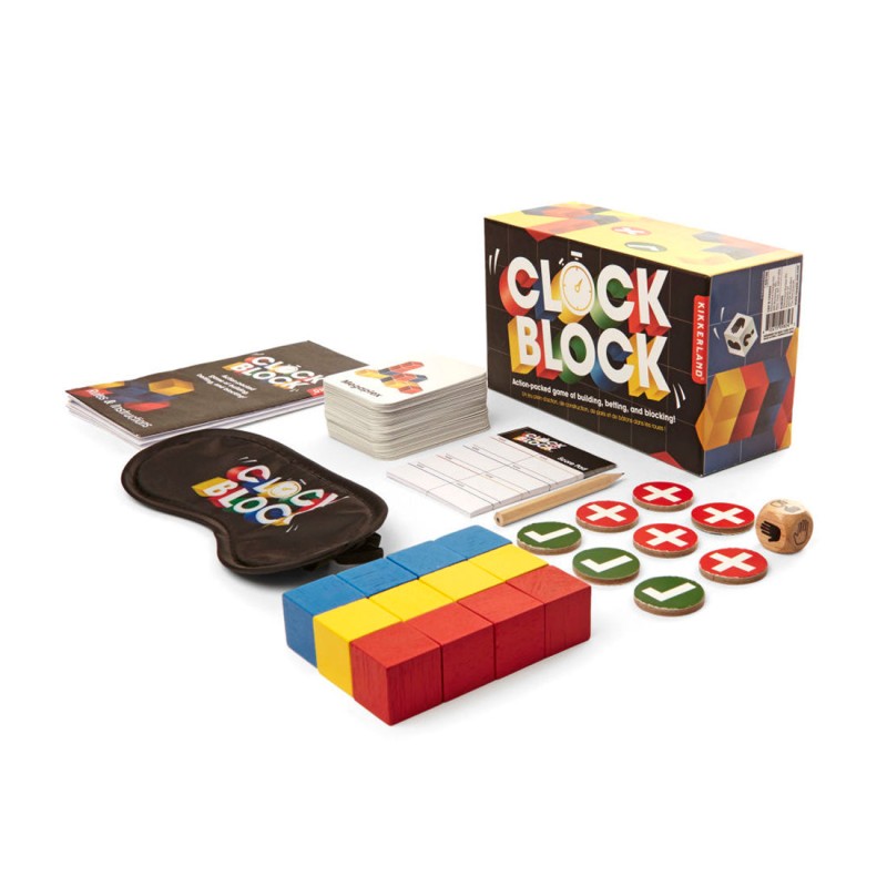 kikkerland juego de apuesta: bloque de reloj GG172