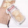kikkerland bolsas c/zipper "mason jar" med 3 pzas CU145-M