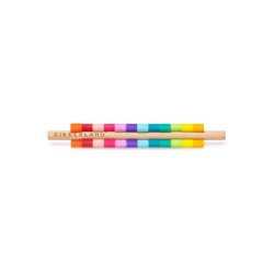kikkerland identificador de bebidas arcoiris 12 pza BA86