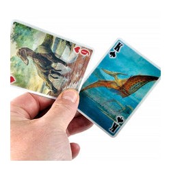 Kikkerland paquete de cartas dinosaurio 3d GG129