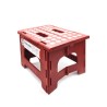 Kikkerland banco bajo "rhino ii" plegable rojo ZZ12-R