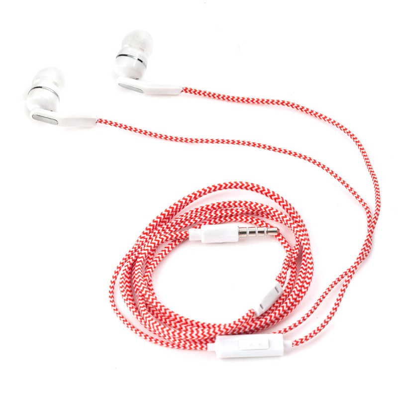 Kikkerland audifonos "chevron" rojos US121-RD