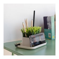 kikkerland soporte para cel y organizador SC25