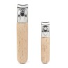 kikkerland cortauñas mango de madera gde-ch 2 pzas MN71