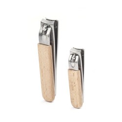 kikkerland cortauñas mango de madera gde-ch 2 pzas MN71