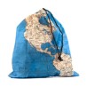 Kikkerland bolsas para ropa sucia mapa 4 pzas LB10