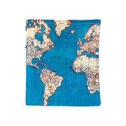 Kikkerland bolsas para ropa sucia mapa 4 pzas LB10