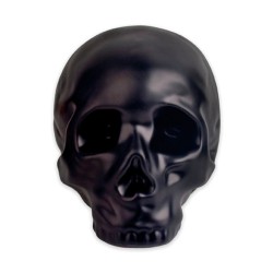 kikkerland alcancia de craneo negro PB16