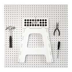 Kikkerland banco alto "rhino ii" plegable blanco ZZ14-WH