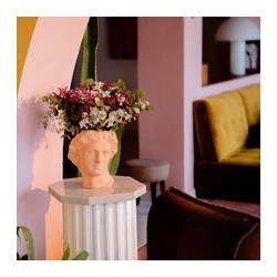 Doiy florero de ceramica apolo terracota DYVASEAPOT